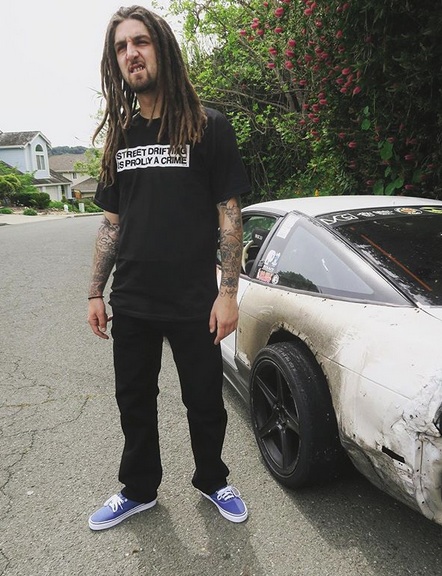 Sideshowtone Wearing the Street Drifting is Prolly a Crime T-shirt